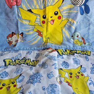 Pokémon Twin Sheet Set- Vintage 1990's